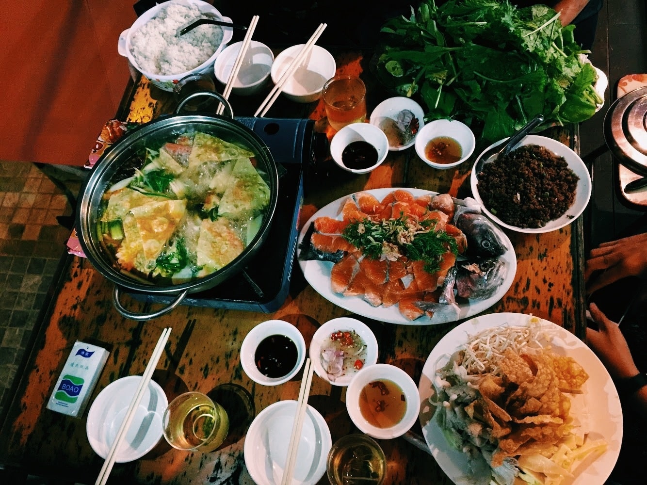 nhà hàng cá Tầm ở Hà Nội